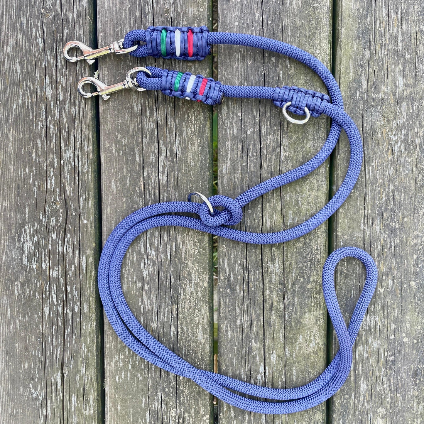Collare EXTREME Paracord - Maglia 1,6 cm - Blu Marine - Flag