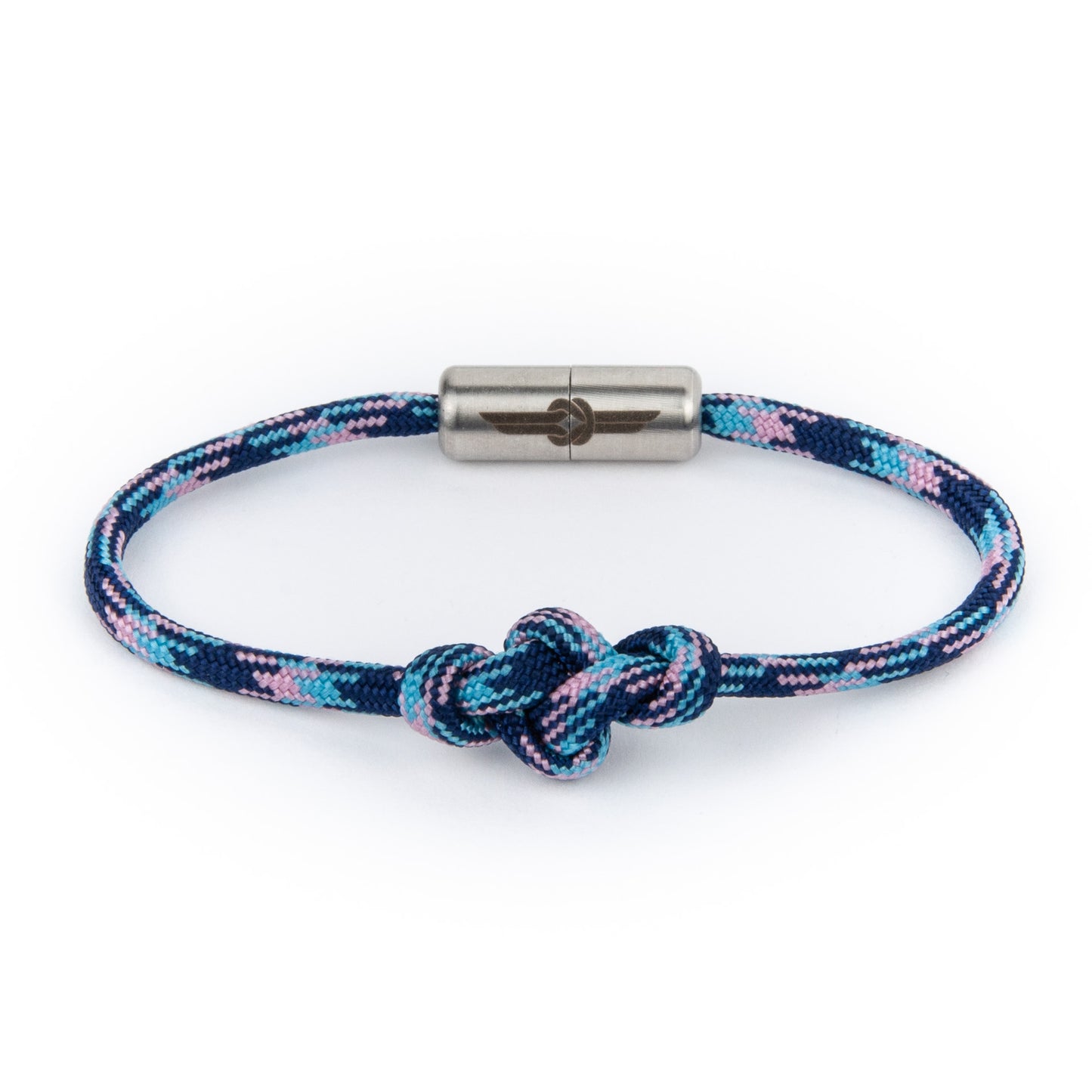 Bracciale Nodo Infinito Blu Rosa Camo