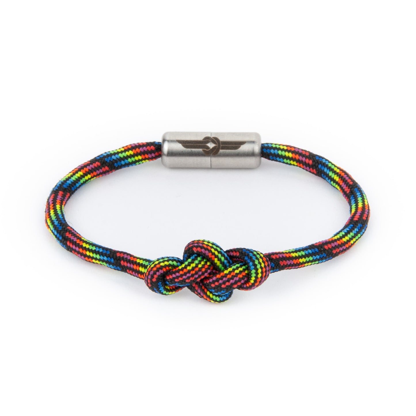 Bracciale Nodo Infinito Dark Rainbow