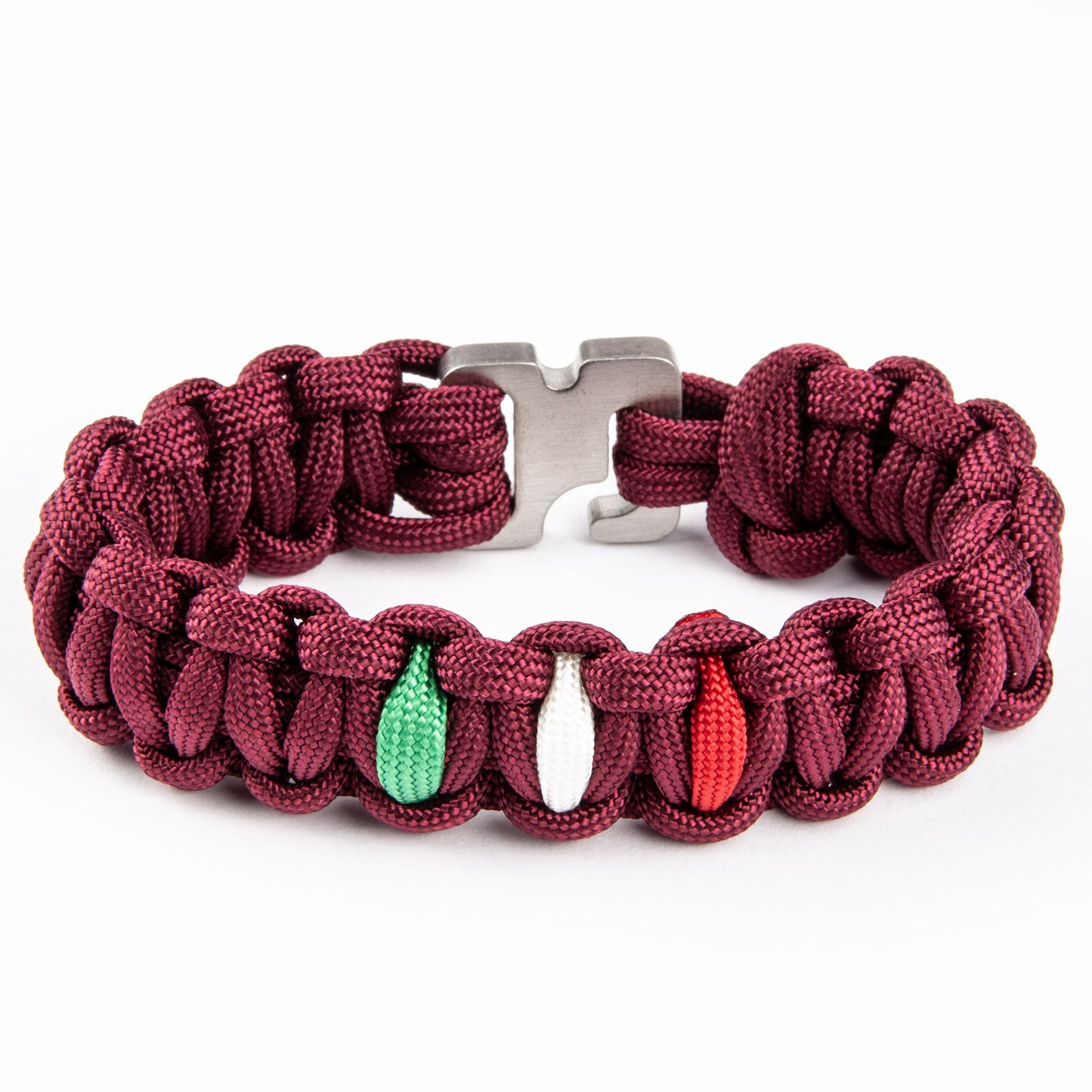 Bracciale Paracord Extreme Flag - Burgundy