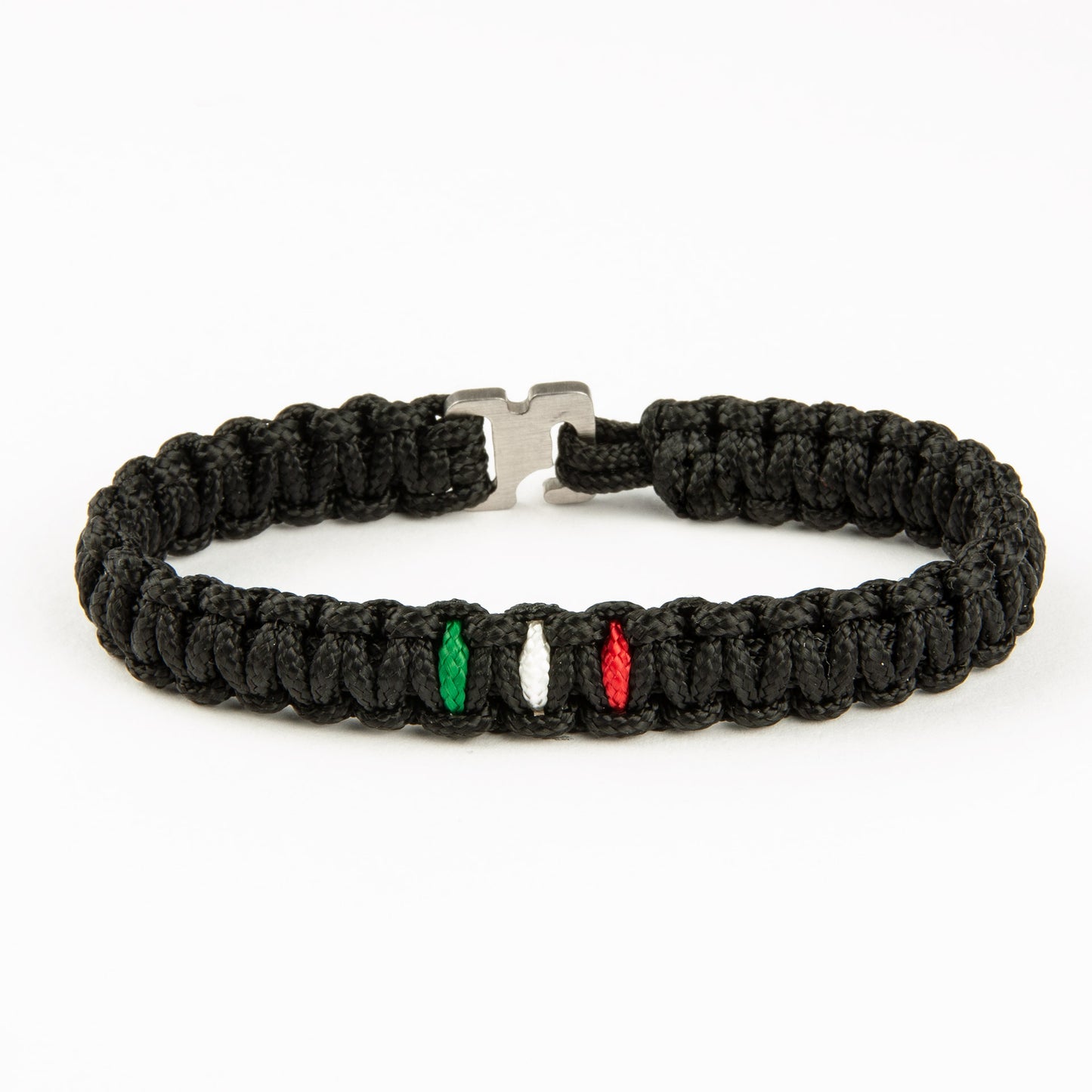 Bracciale Paracord Mission Flag - Black