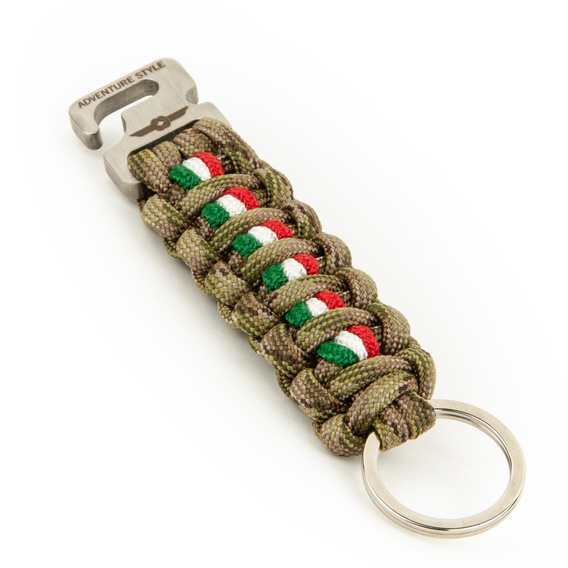 2 Portachiavi In Paracord Intrecciato Con Moschettone – Resistenti Per Chiavi, Campeggio, Escursionismo – Blu E Arancione
