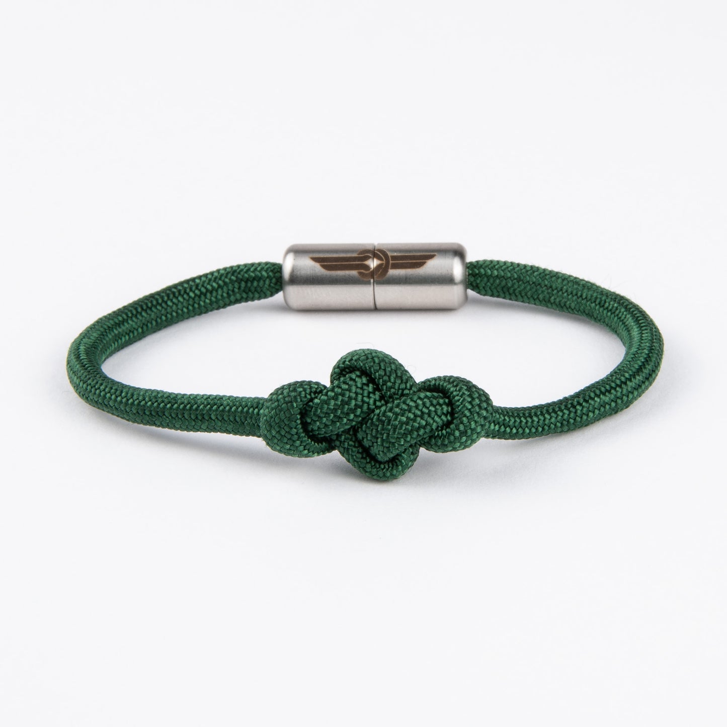 Bracciale Nodo Infinito Verde Bosco