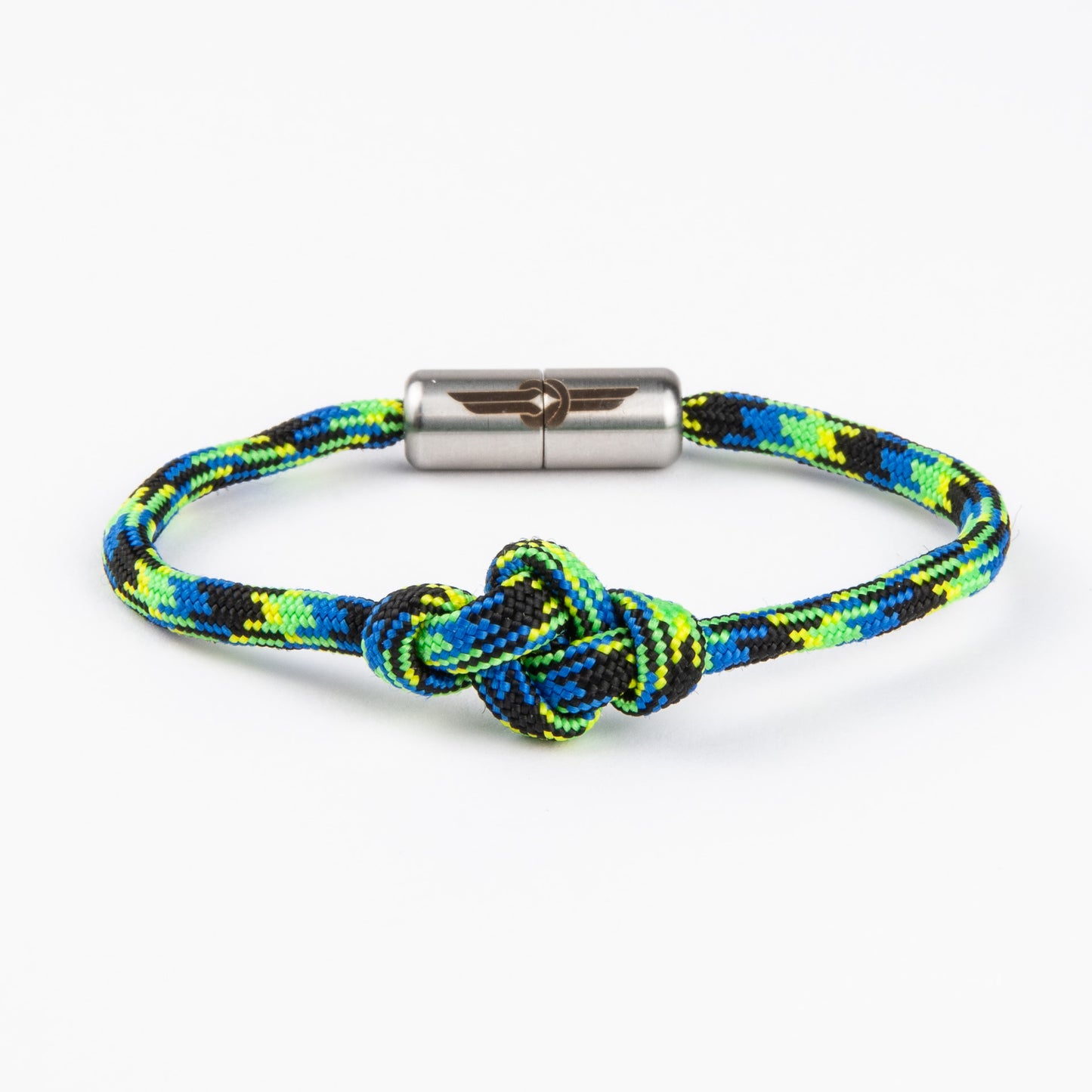 Bracciale Nodo Infinito Blue & Green Camo