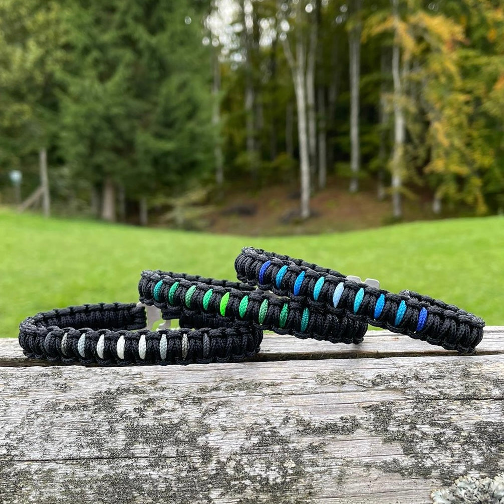Bracciali Mission Black Elements - Acqua, Natura, Roccia