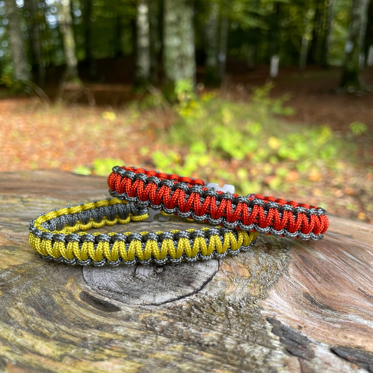 Bracciale Paracord Mission DoubleFace - Zolfo, Ruggine