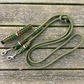 Collare EXTREME Paracord - Maglia 2,5 cm - Verde Oliva - Flag
