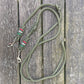 Guinzaglio Paracord 8 mm - Verde Oliva - Flag