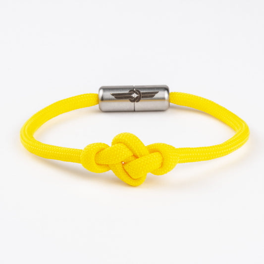 Bracciale Nodo Infinito - Giallo Illuminating