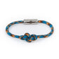 Bracciale Nodo Infinito Blu Orange