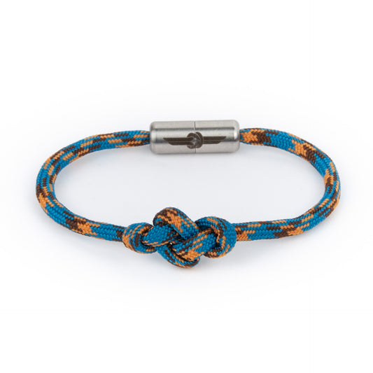 Bracciale Nodo Infinito Blu Orange