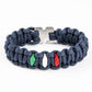 Bracciale Paracord Extreme Flag - Blue Navy