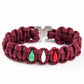 Bracciale Paracord Extreme Flag - Burgundy