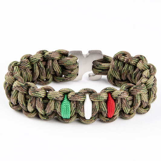 Bracciale Paracord Extreme Flag - Mimetico Multicam