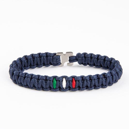 Bracciale Paracord Mission Flag - Blue Navy