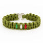 Bracciale Paracord Extreme Flag - Pepper Green