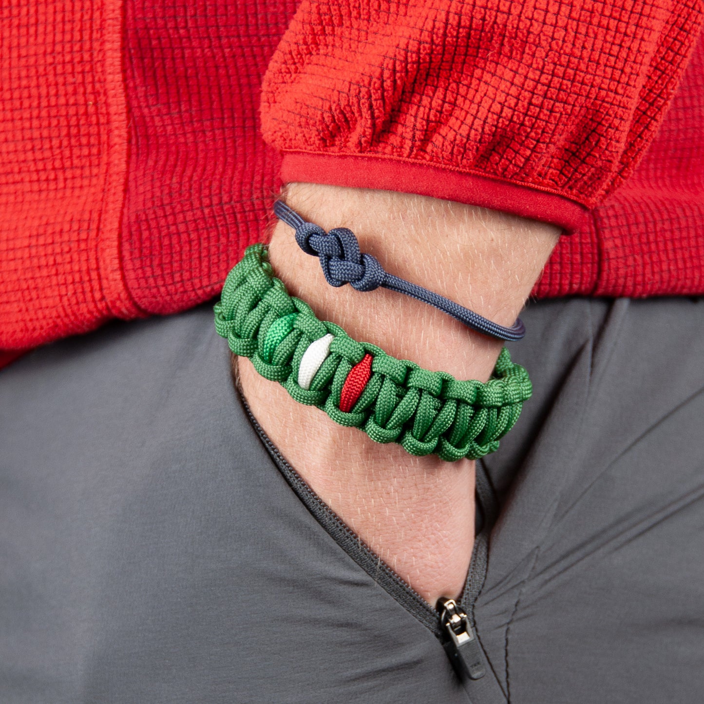Bracciale Paracord Extreme Flag - Pepper Green