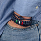 Bracciale Paracord Extreme Football - Nero Azzurro