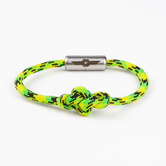 Bracciale Nodo Infinito Yellow Camo