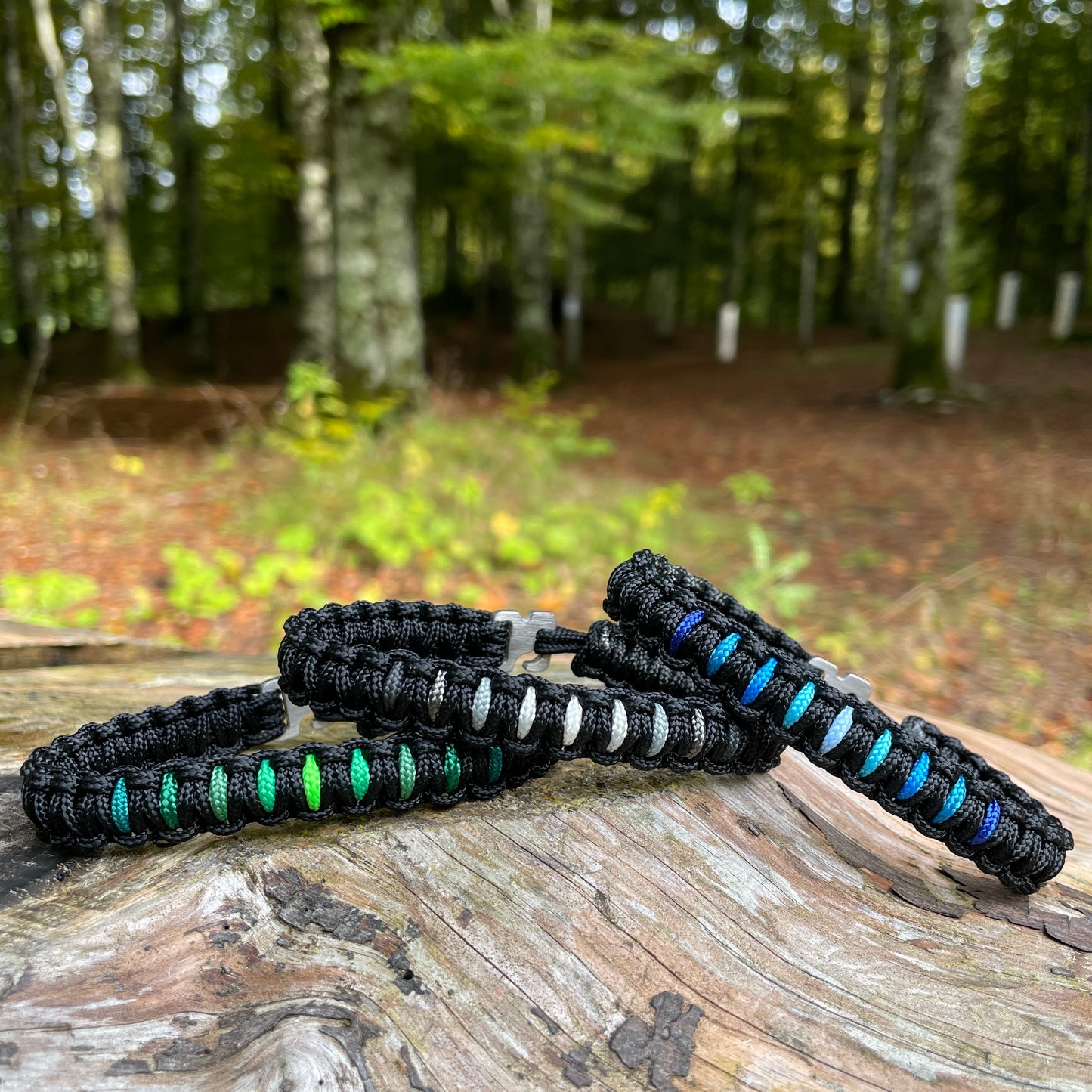 Bracciali Mission Black Elements - Acqua, Natura, Roccia